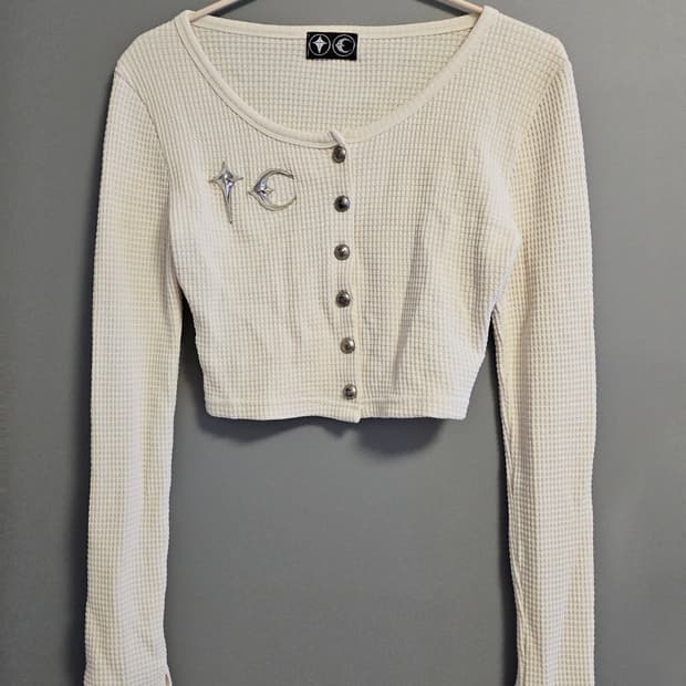 thug club 크롭 가디건