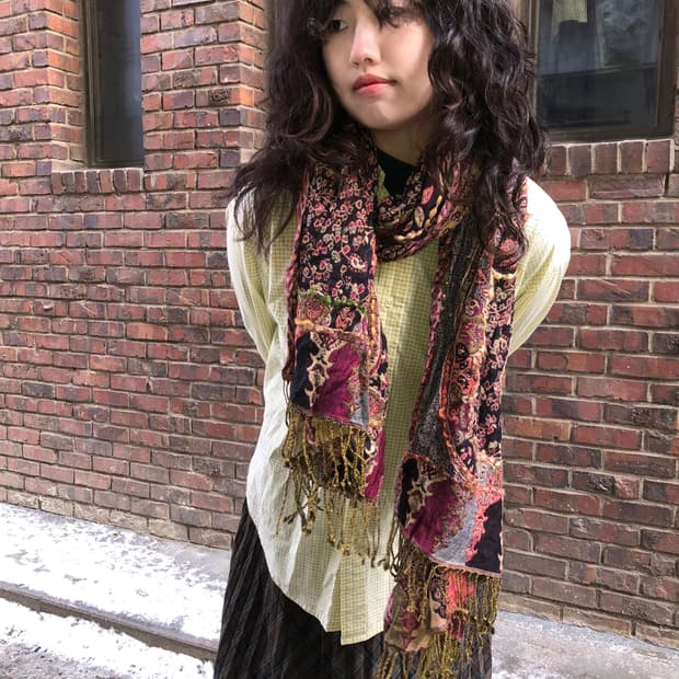 ethnic pattern muffler