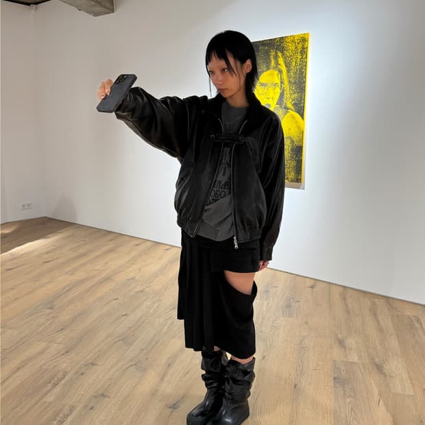 베이닝 미디스커트