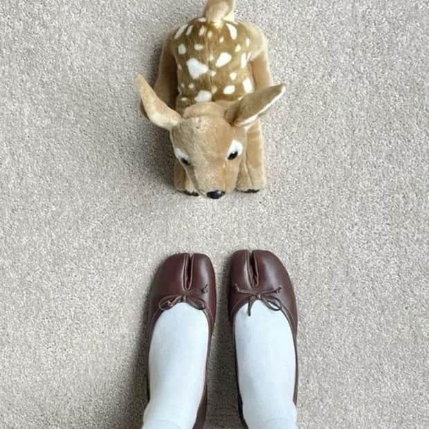 핀터레스트 바이럴 갸루 밤비코어 사슴인형 새상품 발레코어
