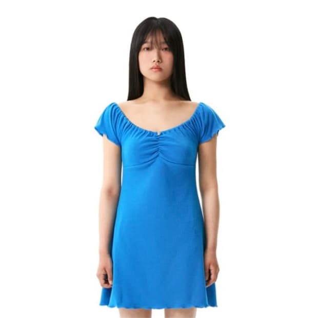 셔링 제니 젬스톤 미니드레스 
