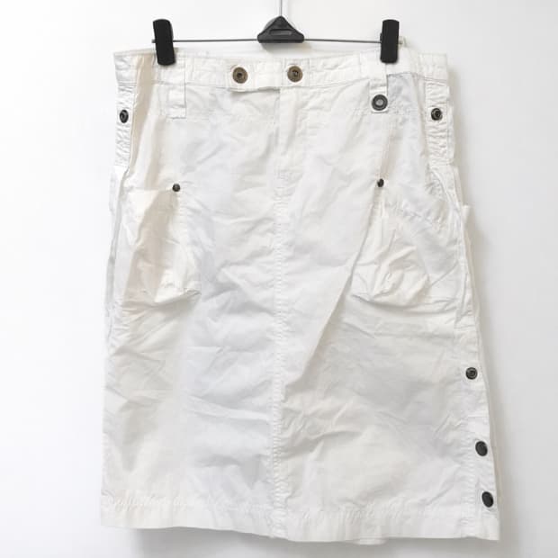 디젤 Diesel vintage white H-line skirt