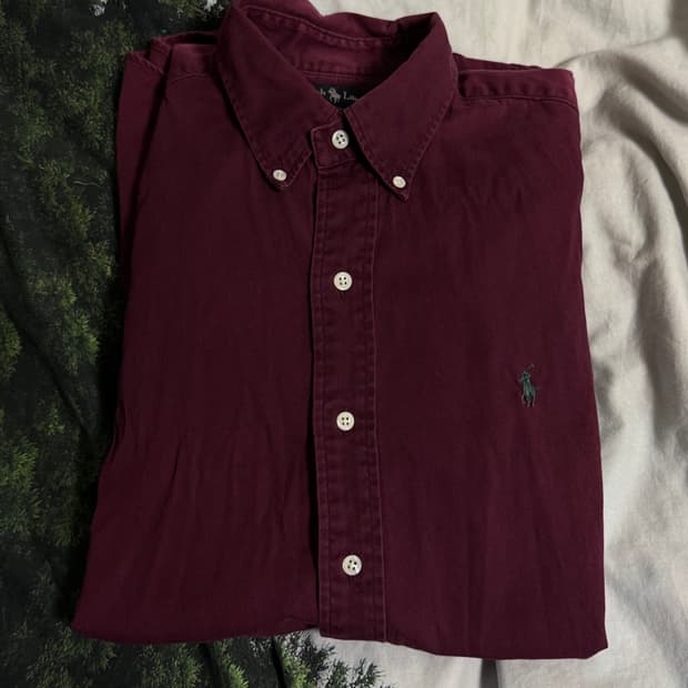 폴로셔츠 버건디 L