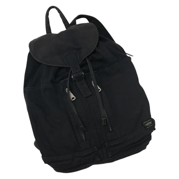 포터 헤링본 럭색 백팩