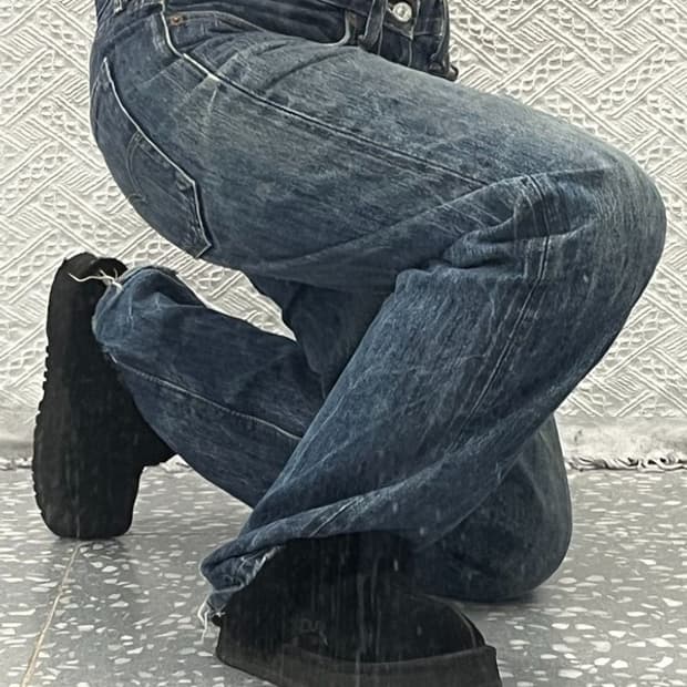 리바이스 501 올드스쿨 빅E 셀비지 데님팬츠 32인치 C06626