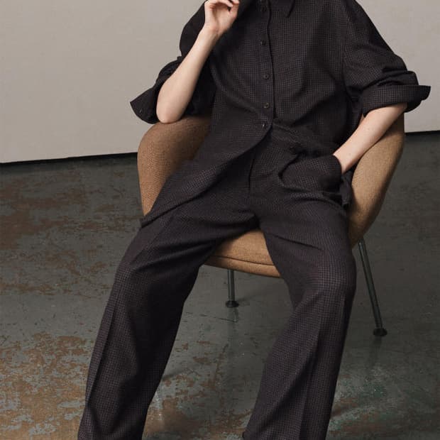 코스 체크 울 셋업