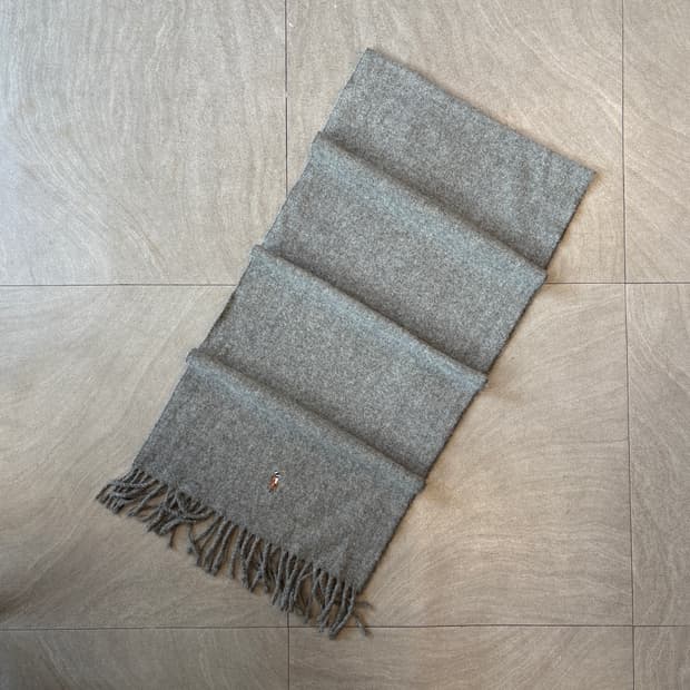 폴로 국내 정품 이태리 생산 램스 울 머플러