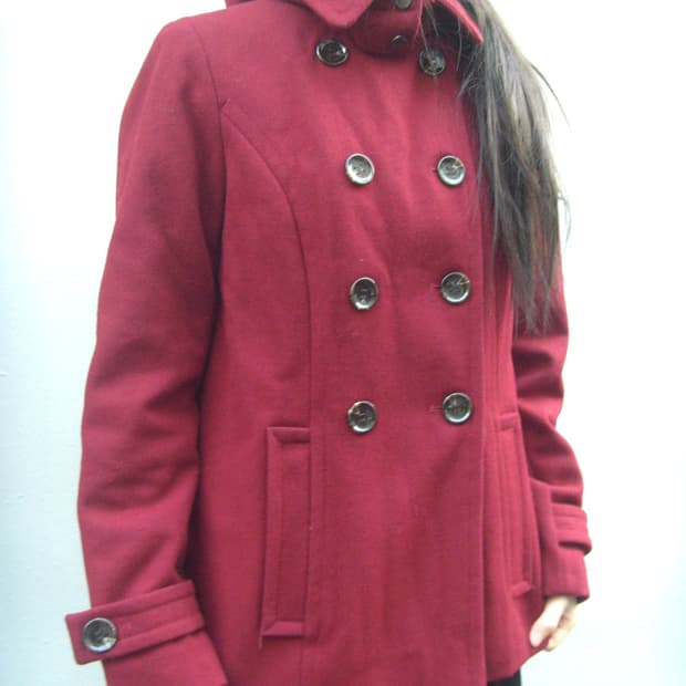 Calvin klein wool down half coat