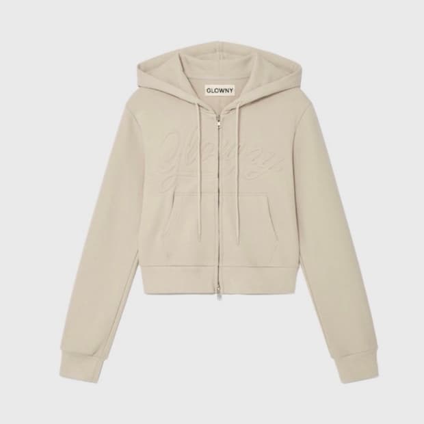 글로니 조던 크롭 후드집업