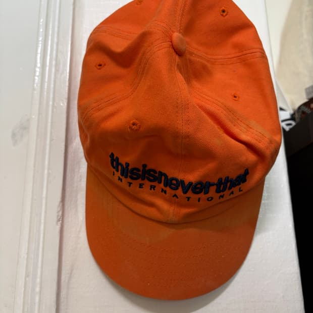 Thisisneverthat vintage orange cap