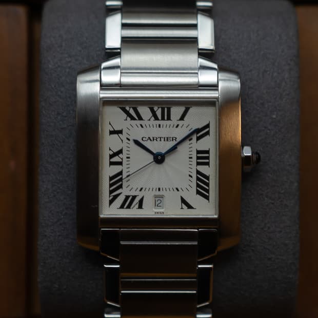 까르띠에 탱크 프랑세즈 L 오토매틱 시계