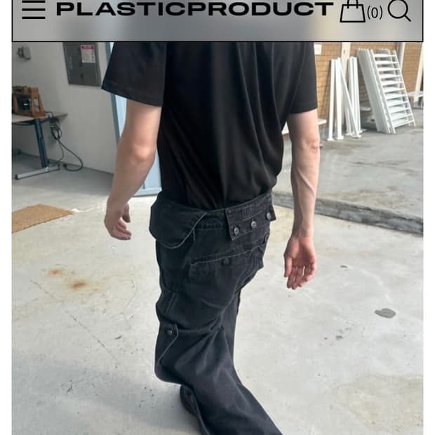 플라스틱프로덕트 MPa SINGLE WAIST POCKET PANTS (