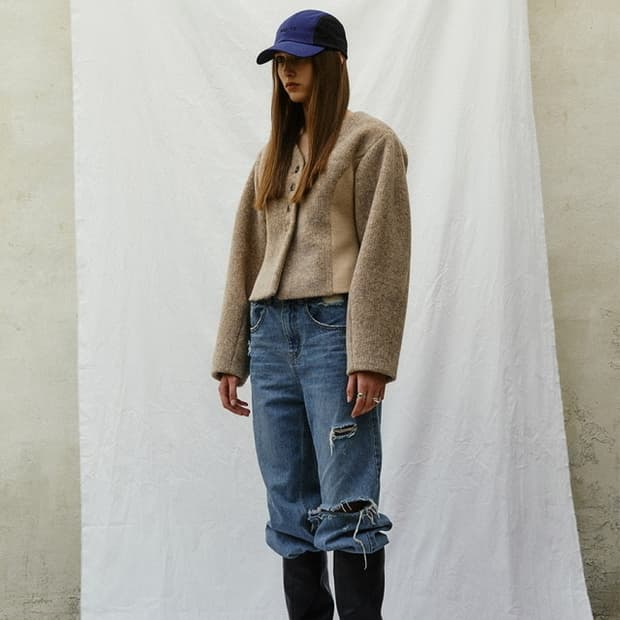 마뗑킴 볼륨가디건 자켓