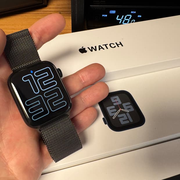 애플워치 SE2 44mm 새제품급 풀박 + 정품 밀레니즈 루프 급처