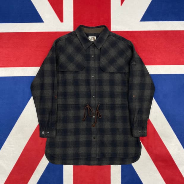 노스페이스 플란넬 셔츠원피스 여성95