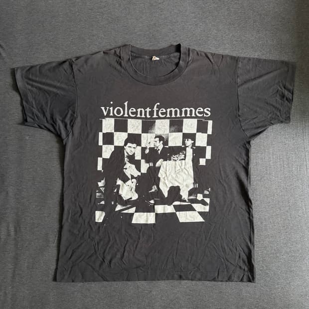 빈티지 80s Violent Femmes 티셔츠