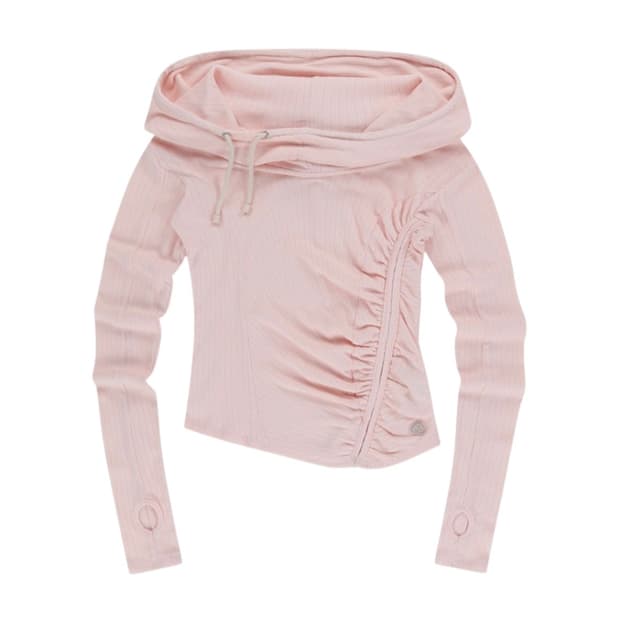 코이세이오 셔링 훅 후디 라이트핑크