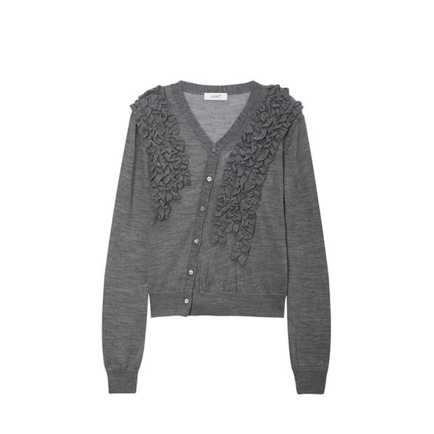 [당일배송] LCDC ASYMMETRIC 가디건, 엘씨디씨 프릴 가디건