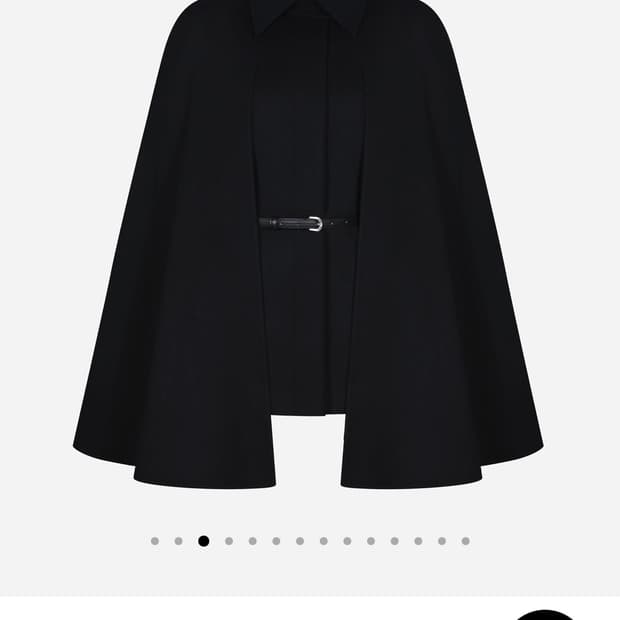 메비 시그니처 케이프코트 블랙 1사이즈 새상품