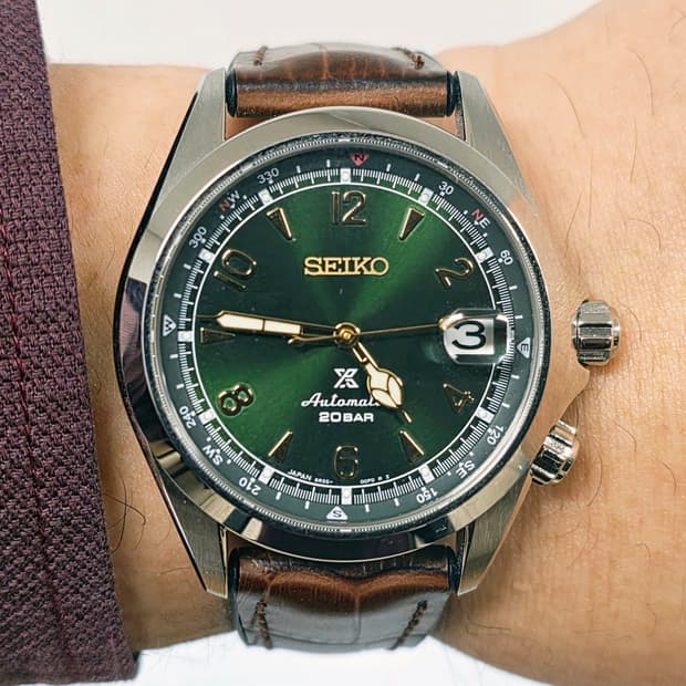 세이코 알피니스트 SPB121 녹판