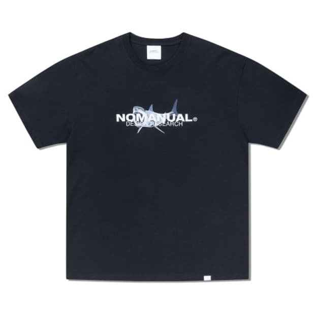 노매뉴얼 SHARK T-SHIRT (L)