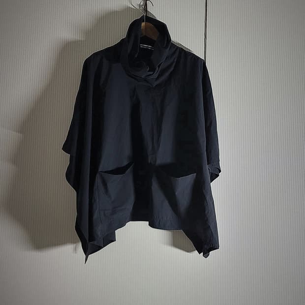 크리스타세야 투 포켓 판초 하이넥