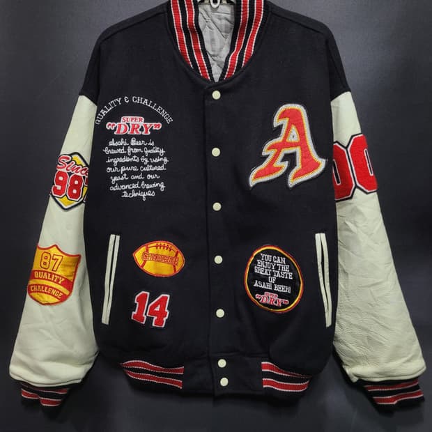 Superdry 슈퍼드라이  빈티지 아카이브 바시티 스타디움 자켓 