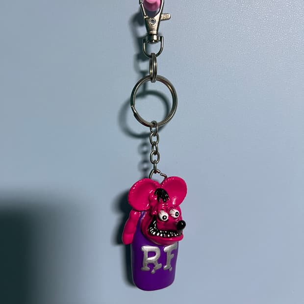 Rat fink 렛핑크 피규어 라이터케이스 키링