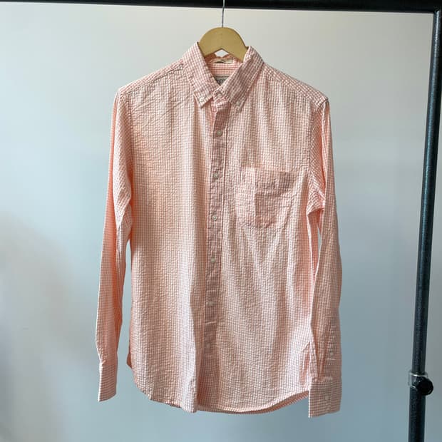 (S) jcrew 제이크루 체크 시어서커 셔츠