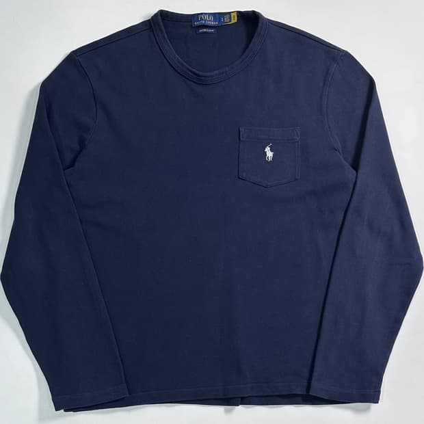 폴로 랄프로렌 네이비 롱 슬리브