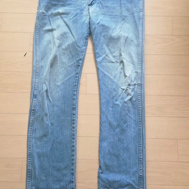 80's 랭글러 빈티지 데님 팬츠 청바지 워싱데님(엉덩이파손설참)