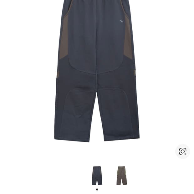 산산기어 오블리크 스웻팬츠 미드나잇 블루