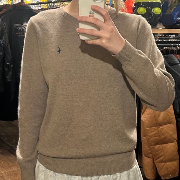 [HI] 폴로 니트 올리브