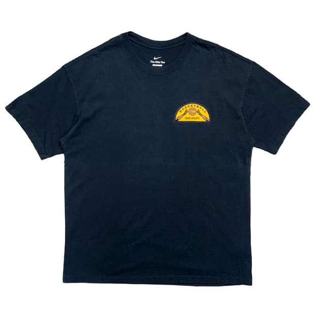 NIKE MAX 90 농구 반팔티 블랙 XL