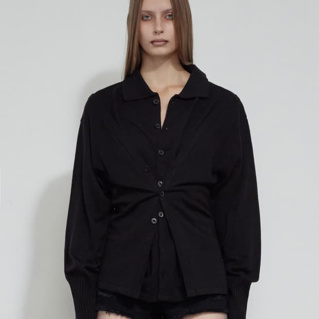 Bohemseo BUTTONED FIT CARDIGAN