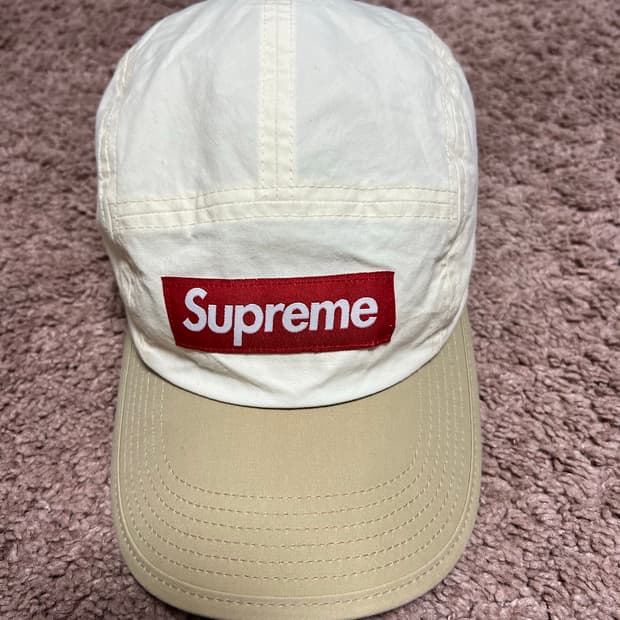 슈프림 캠프캡 (왁시드코튼)