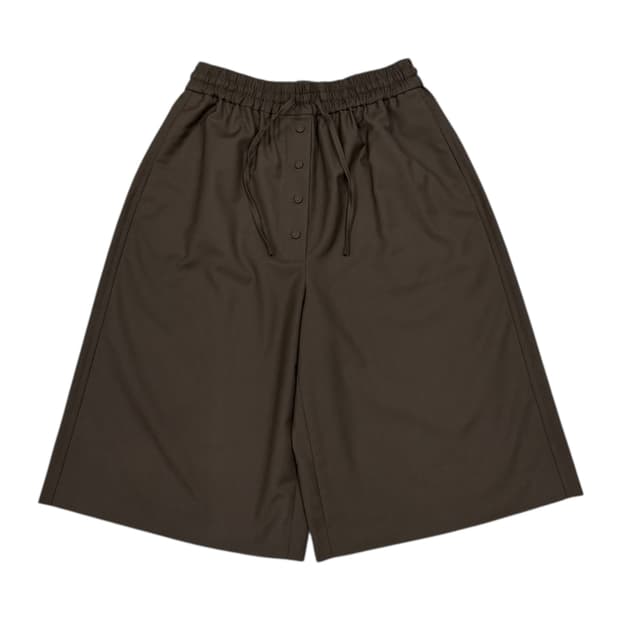 빈티지 브라운 트랙 쇼츠 반바지
