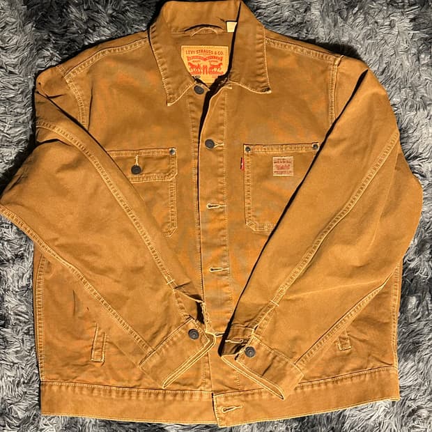 리바이스 워크웨어 썬라이즈 트러커 자켓 브라운