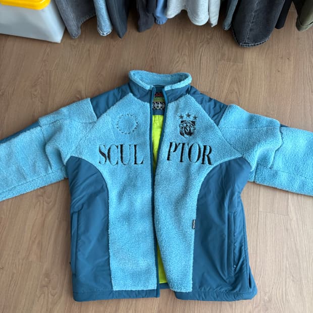 스컬프터 자켓 후리스