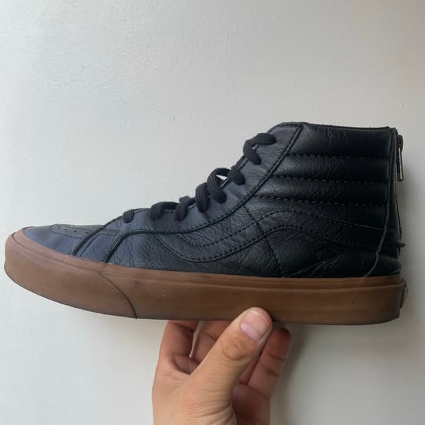 Vans 반스 가죽 스케이트 하이 260