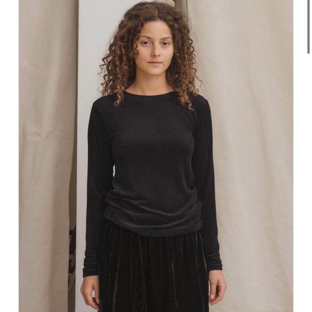 baserange omo long sleeve tee(black)