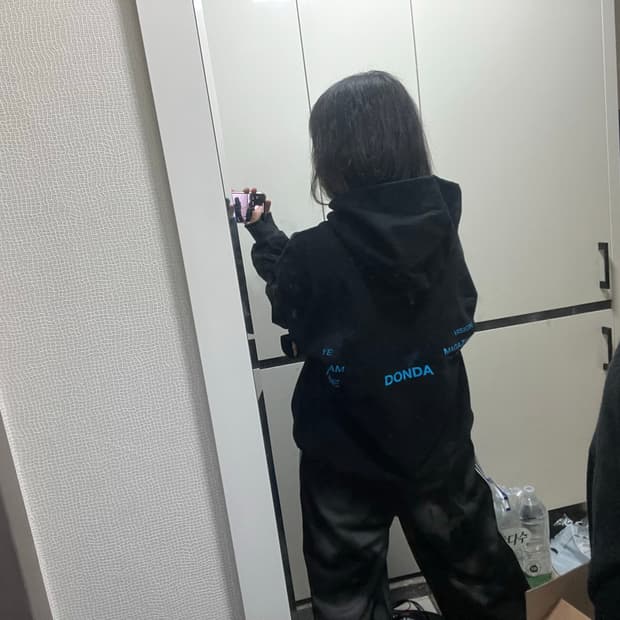 칸예 돈다 후드 머천 L