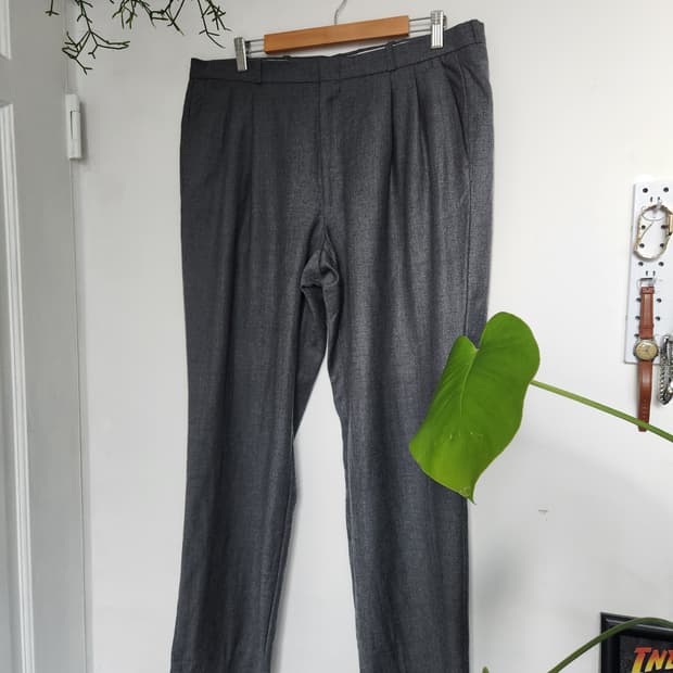 90s 무어스 퓨어 울 슬랙스(CANADAmade)