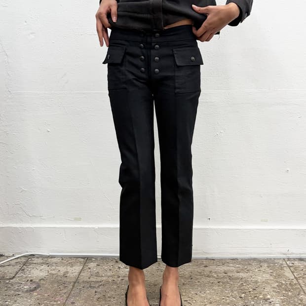 끌로에 by 피비 파일로 2006S/S 버튼 디테일 트라우저