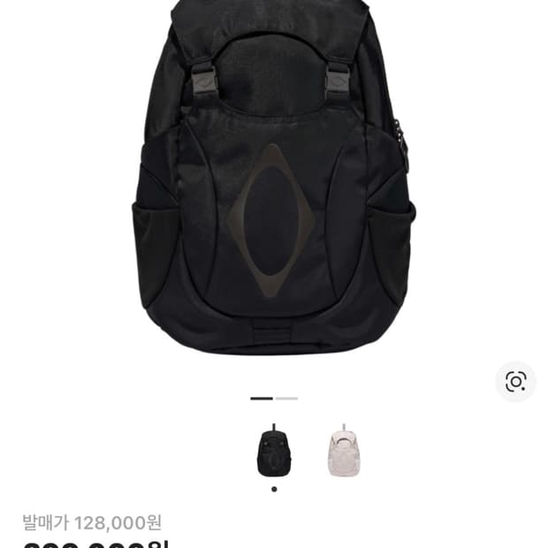 미스치프) Buckle Flap Backpack BK F