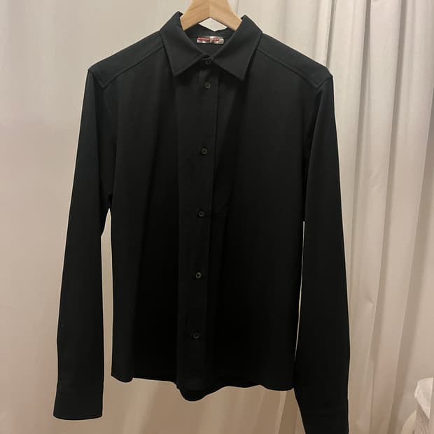 프라다스포츠 울 셔츠