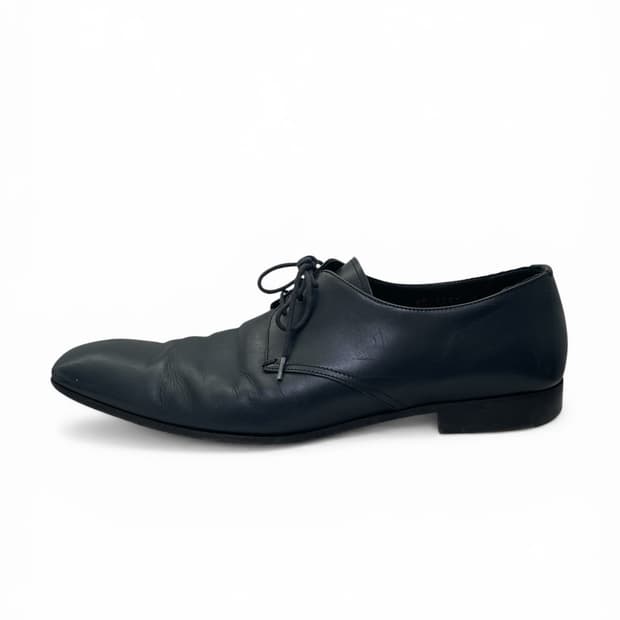 prada, square derby shoes