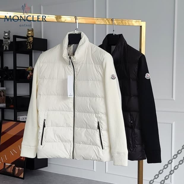 몽클레어 덕다운 니트자켓 새상품