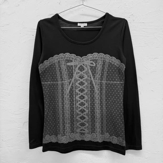 colza 트롱프뢰유 코르셋 롱슬리브