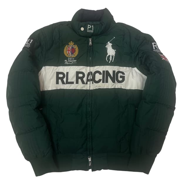 폴로 랄프로렌 빅포니 그린레이싱패딩 L